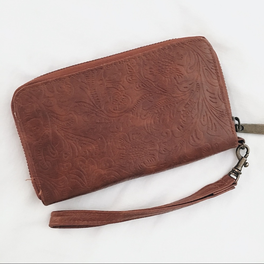 Brown Pleather Wallet